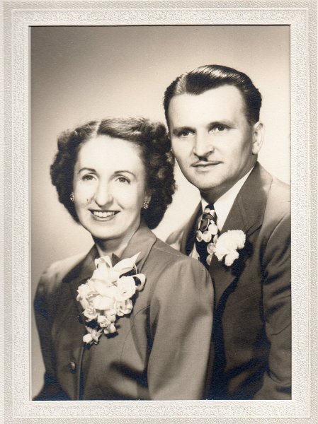 (N)  Aloysius Woida and Grace (Pickett) Woida:  Wedding Photo